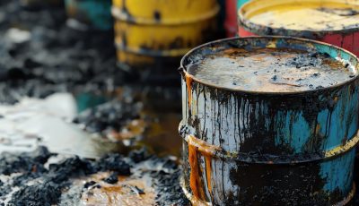 Polluted Waste oil